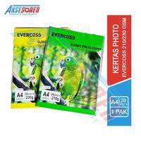 Gambar Aksesoren Kertas Poto Glossy Evercoss [210/230 Gsm] / Glossy Photo Paper / Kertas Print Poto 20 Sheet Foto Camera - 210 GSM dari Aksesoren Kab. Indramayu 1 Tokopedia