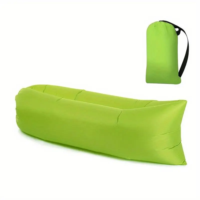 Inflatable Sofa, 1 Count Portable Outdoor Camping Sleeping Mat, Camping Beach Foldable Bed, Camping Supplies