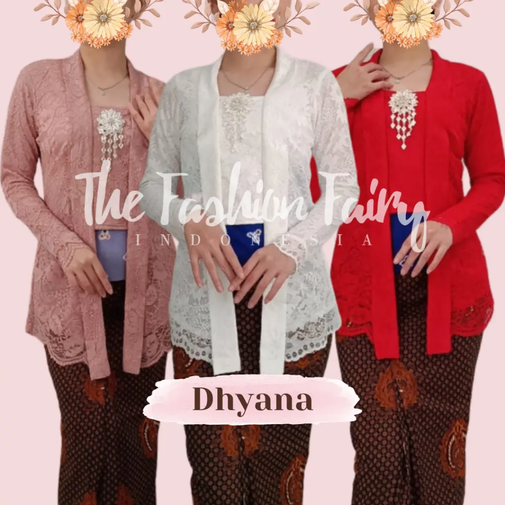 KEBAYA BRUKAT KUTU BARU DHYANA Wisuda  Wanita