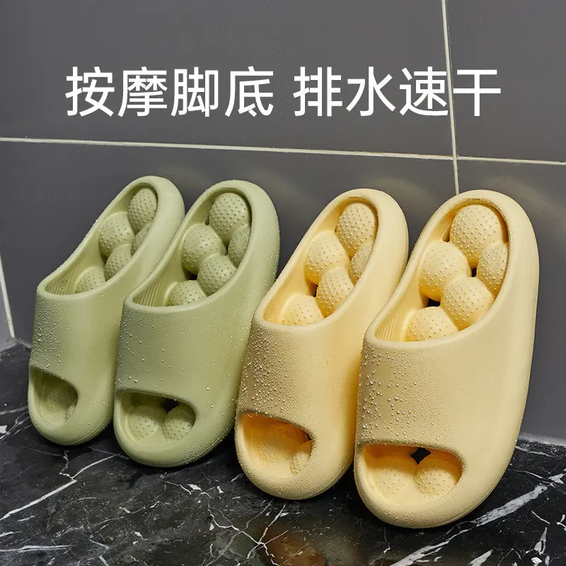 Bathroom Slippers for Women Summer Indoor Home New Home Bath Non-Slip Deodorant Slippers for Men Summer