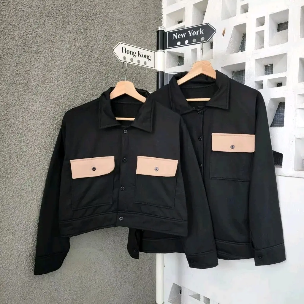 JAKET COUPLE ASTHON CROOPE - JAKET PASANGAN CROOPE / STANDAR