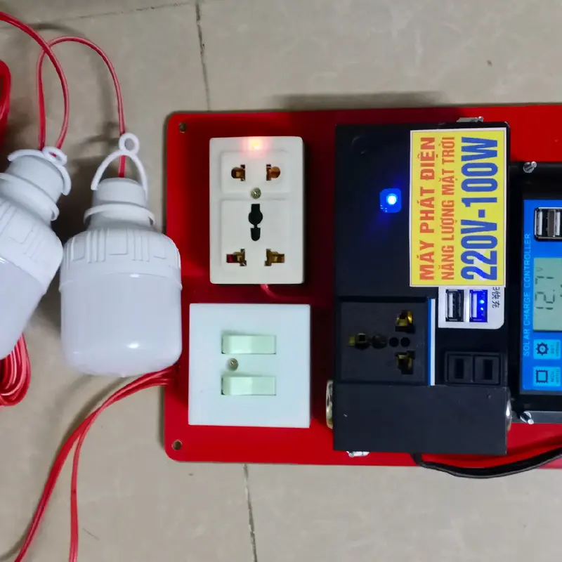 Máy phát điện năng lượng mặt trời mỗi ngày nắng cung cấp 140w 2