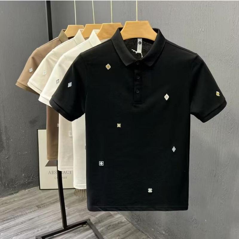 Product Introduction of Áo Thun ngắn Tay Thêu, Màu Trắng, Dành Cho Nam, Thương Hiệu POLO Mới Mùa Hè 2023, Phong Cách Hợp Xu hướng Bán Chạy, Tay Lửng Thời Trang Nam, Áo Thun Ngầu 5