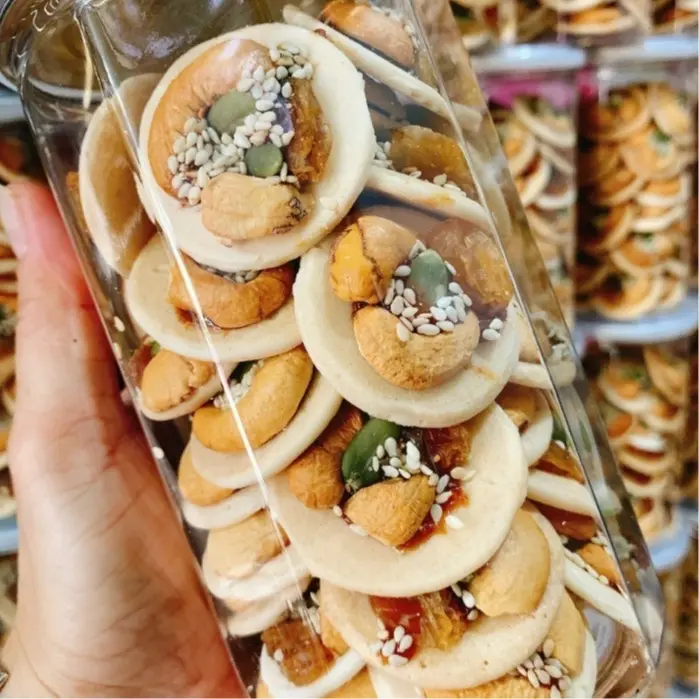 Bánh tròn đồng tiền mix hạt dinh dưỡng 1