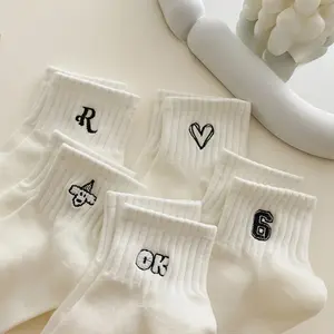 COZY Kaos Kaki Pendek Putih Kekinian Simpel Y3530