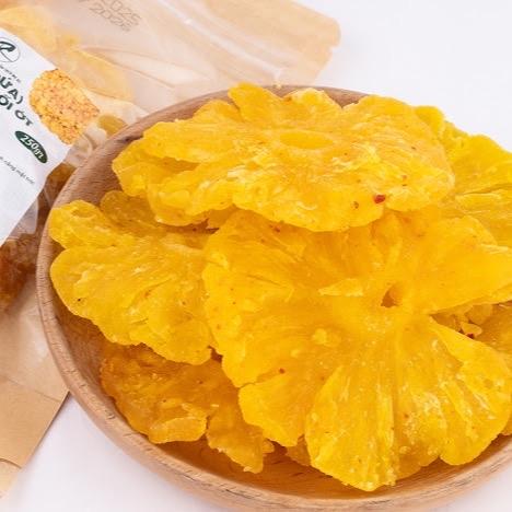  Thơm  khóm  sấy dẻo ít đường Có hồ sơ công bố Xuất hóa đơn công ty đầy đủ 