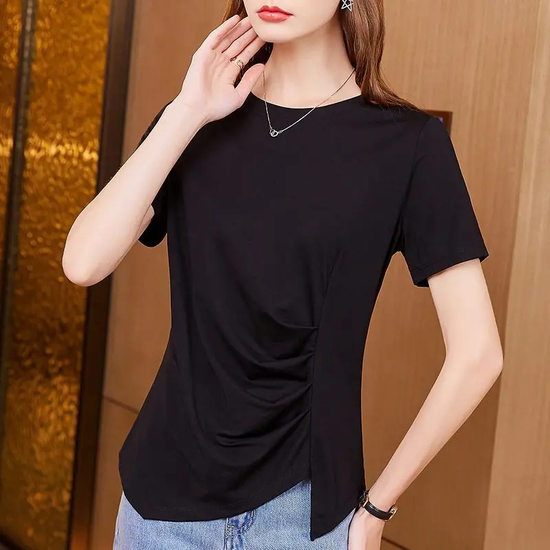 T-shirt women's summer Korean version short sleeved new top Fashion Womenswear