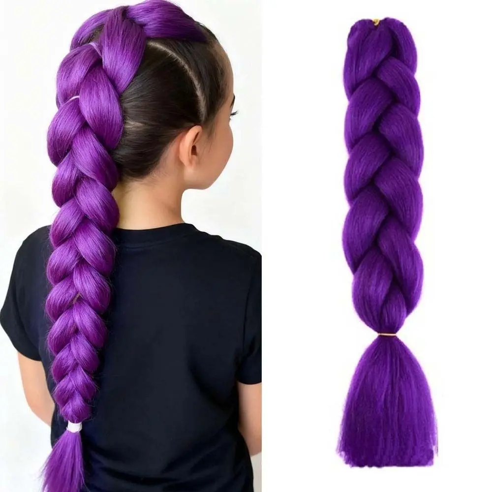 Huntrix Hunters Jumbo Braid Rumi Demon Hunters Cosplay Wig Wig Ponytail ...