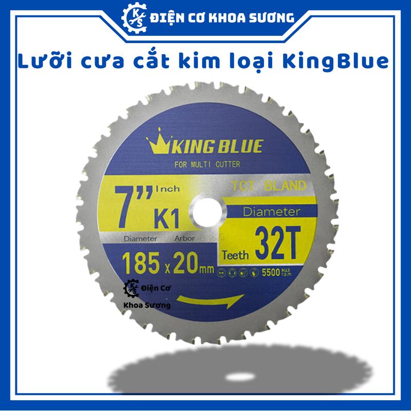 Lưỡi cắt sắt hợp kim, lưỡi cưa kim loại 185mm KingBlue K1-185x32T (Cưa sắt) Kingblue lưỡi  cưa