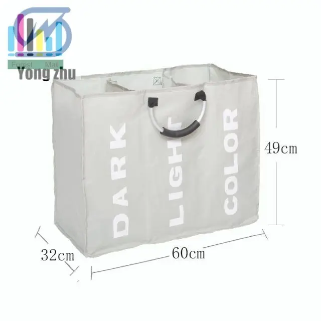 Portable hand feed bag foldable fabric cleaning bag Waterproof dirt basket storage bag large dirty bag