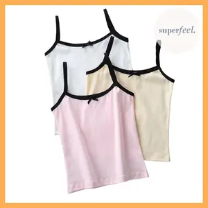 SFL TANK TOP KATUN MURNI ANTI ALERGI TANKTOP BAJU DALAM ANAK KECIL TENGTOP COD WANITA DALAMAN KUTANG COTTON KAMISOL CAMISOLE BOCAH KID KIDS COD SERAP KERINGANT 846