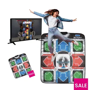 USB Game Karpet Dance Pump It Up Antislip Dancing Pad Mat PIU Motif 8 Arah