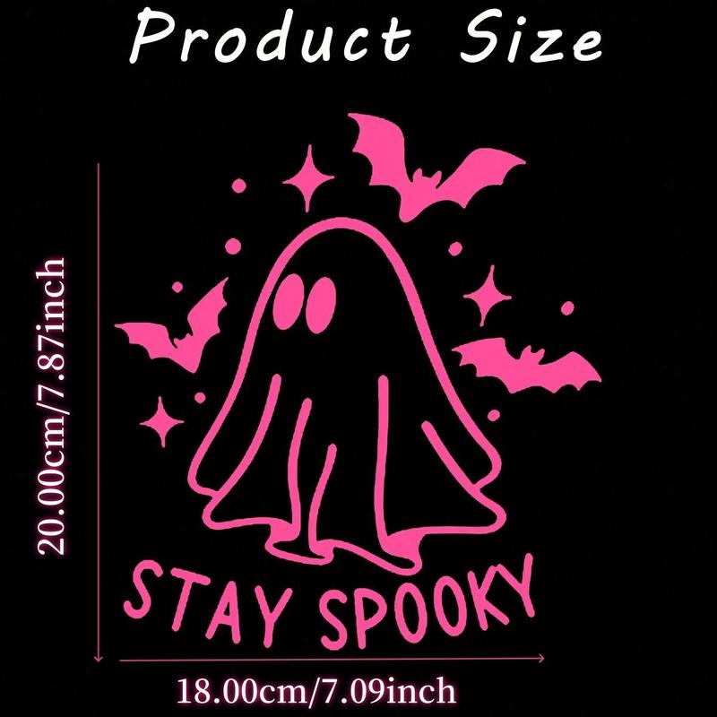 Creative Bat & Ghost Pattern Car Stickers, Self-adhesive Car Decals, Car Exterior Decoration Accessories, Universal Sticker for Car, Motorcycle, Truck 1