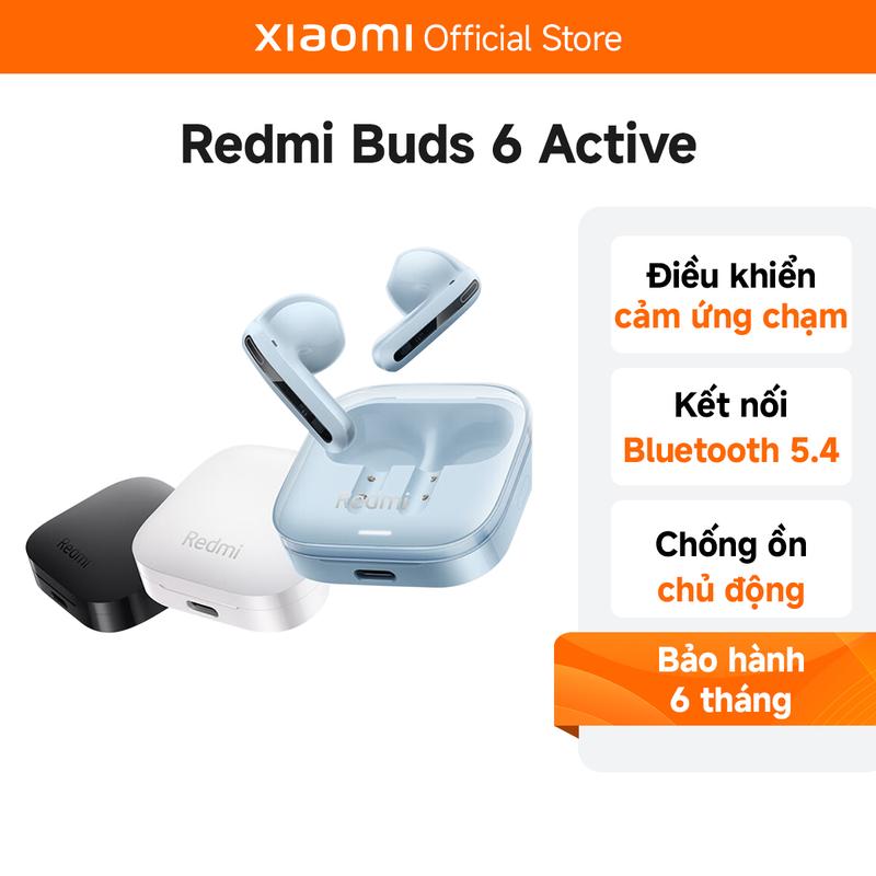 【KOC Tai Nghe Không Dây Xiaomi Redmi Buds 6 Active - Chống Ồn Đàm Thoại ENC Earphone Kết Nối Bluetooth - Bản Quốc Tế Bảo Hành 6 Tháng