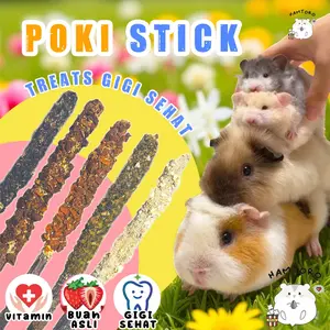 Hamtoro POKI Sticks Snack Hamster / Apple Stick Kelinci / Dental Snack Sugar Glider