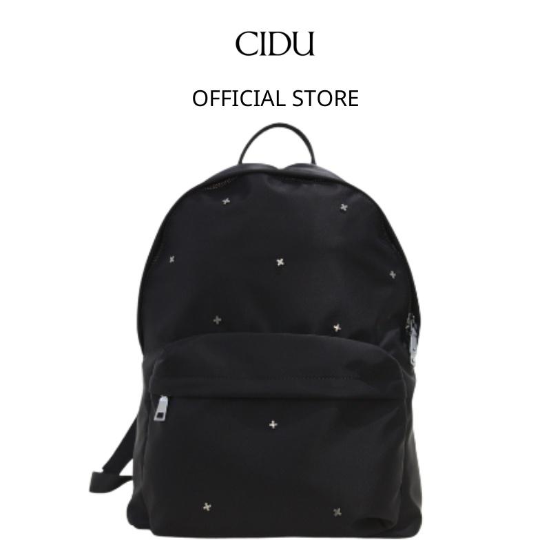 Balo Vải Dù Chống Thấm Nước Họa Tiết Kim Loại Nhỏ Thời Trang Cidu Bl01 Đeo  Backpack Vai Hoa Đeo Vai Nữ