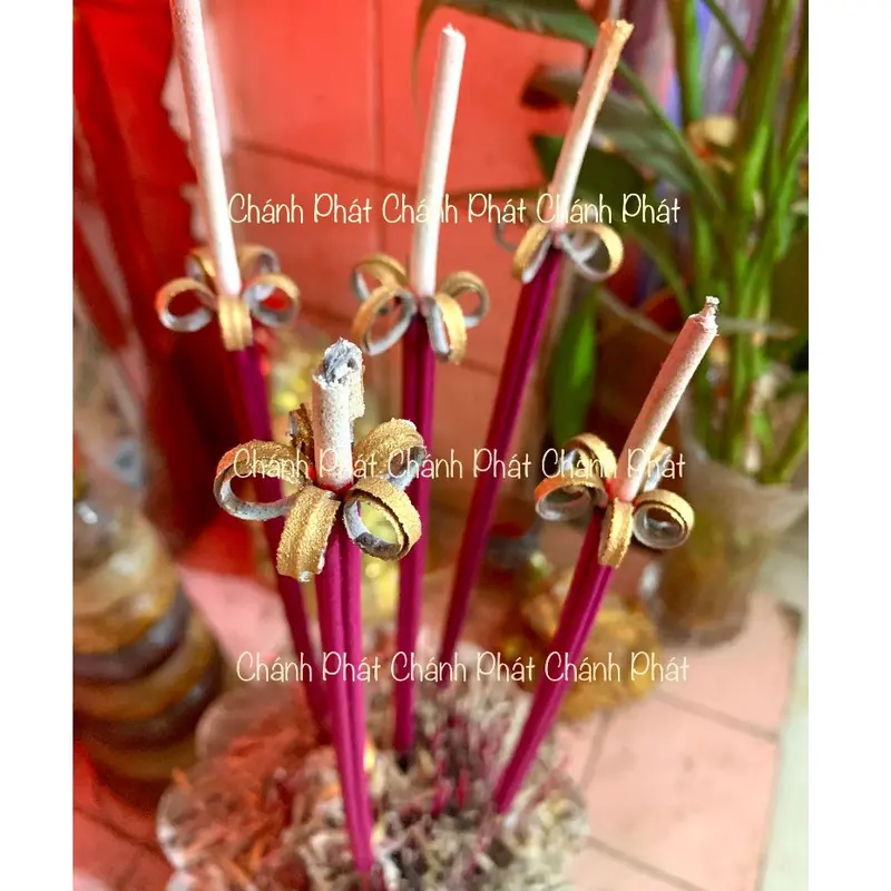 [18cây] Nhang Nở Hoa Phú Quý Tài Lộc Thơm Mùi Đàn Hương Tạo Thành Bông Hoa, Chiêu Tài, Cầu Lộc 7