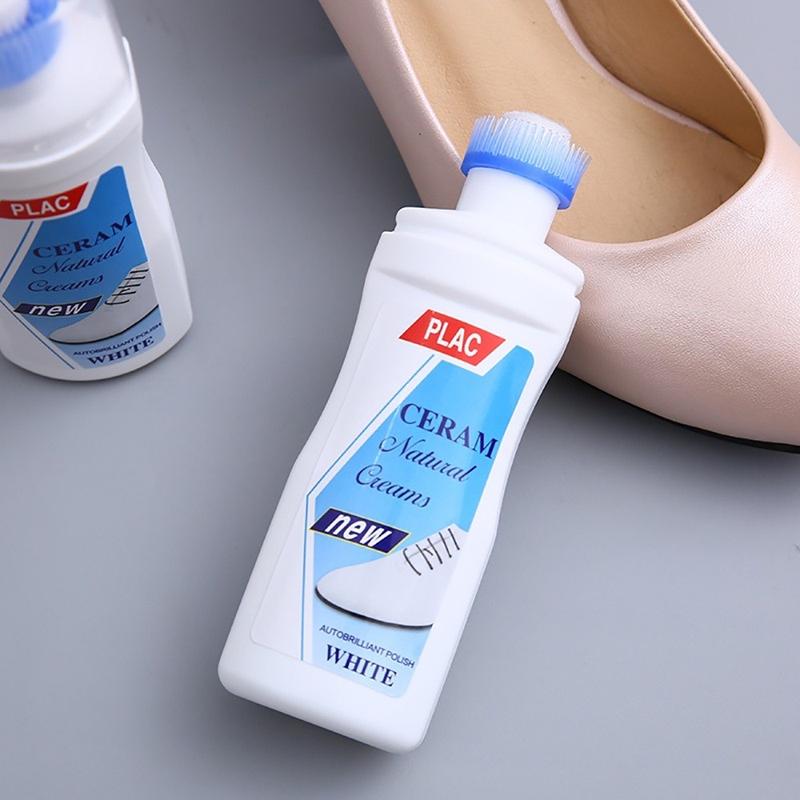 Chai tẩy trắng giày - lọ tẩy ố giày dép - nước tẩy trắng giày dép túi xách (PLAC01), lọ đánh giày vệ sinh giày trắng 7