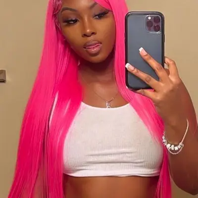 Selected Halloween Costume Pink Wig TikTok Shop