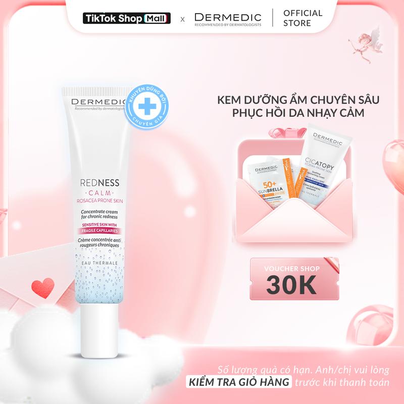 Kem Dưỡng Dermedic Phục Hồi Da Mỏng Yếu Nhạy Cảm Redness Concentrate Cream For Chronic Dermedic 40ml 8