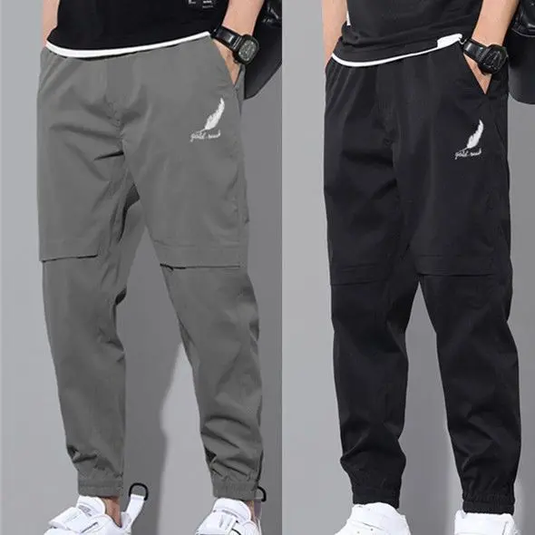 [Store Hot Sale] Men's Youth New Cargo Pants Jogger Sweatpants Student Sports Versatile Spring Summer Casual Loose Pants