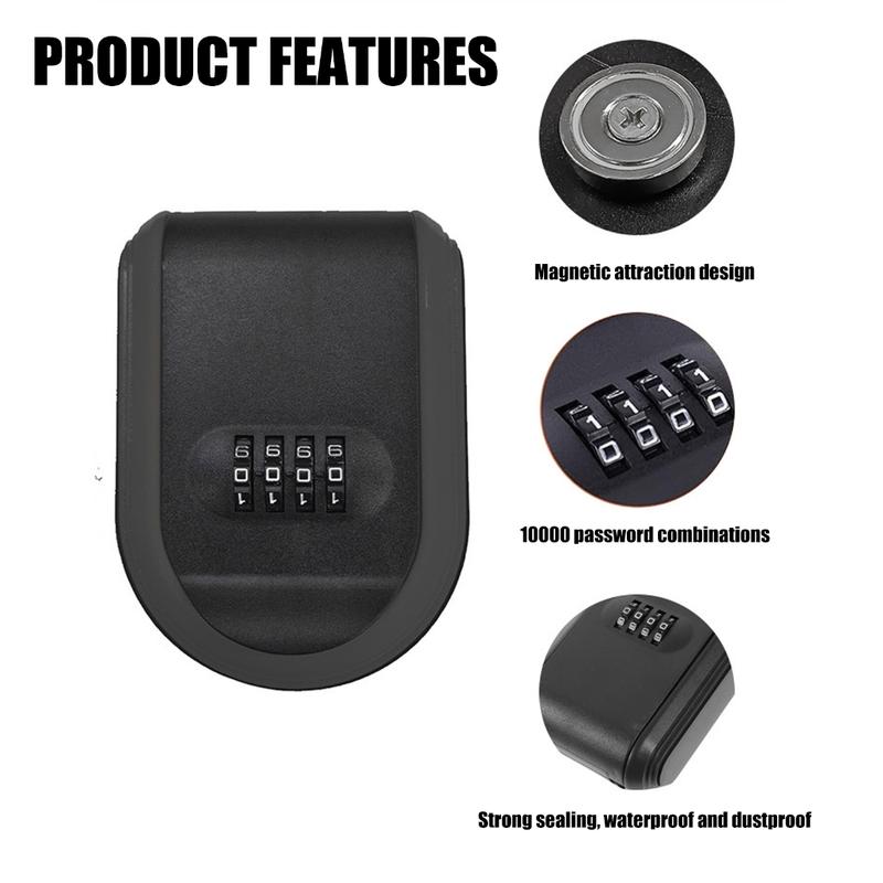 Product Introduction of Magnetic Key Case with Password for Indoor Outdoor Jewelry Storage Container 41