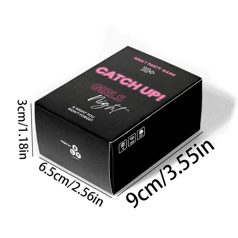 Product Introduction of Catch Up! Card Game, 1 Box Adult Party Game, Thought Provoking Conversation Starters for Fun Nights, Bachelorette and Birthday Party Game 1