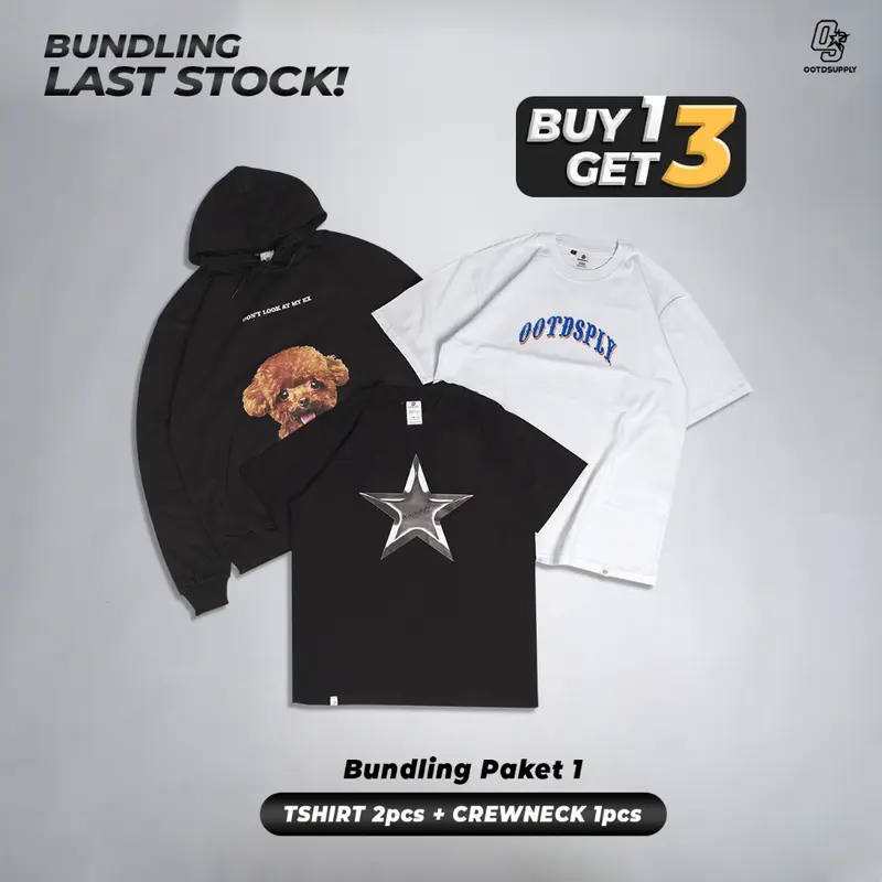 OOTDSUPPLY Bundling Last Stock Pack | Buy 1 Get 3 More | Limited Item Unisex | Free Sticker 0