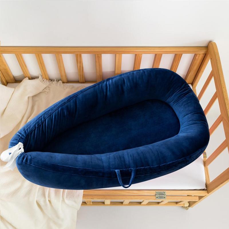 1 Piece Baby Lounger, Soft Skin-friendly Breathable Baby Bed, Portable Crib For Newborn, Halloween Decor 2