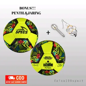 (BAYAR DI TEMPAT) BOLA FUTSAL BATIK INDONESIA MURAH / FREE PENTIL&JARING