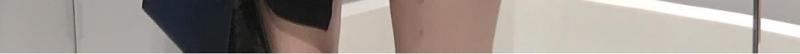 Product Introduction of Spring New Design Sense Short Contrast Color Leather Coat Women's Black Cut-out Top High Waist Skirt Three-Piece Set 9