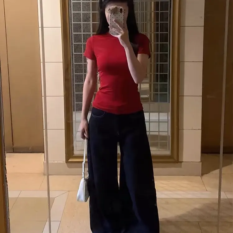 Áo thun gân ôm fit body nhiều màu JUSTDUN B3 | BigBuy360 - bigbuy360.vn