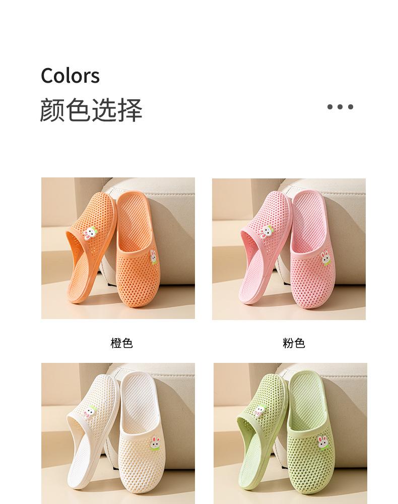 Product Introduction of New cute cartoon rabbit bear flat bottom bag head women's slippers Girl Slide Footwear Walking Shoes Comfort Creeper 11