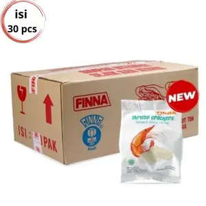 Murah Isi 30 pcs Krupuk Finna Garuda Halal Asin Gurih Chips Food Snacks Makanan Kerupuk Kripik
