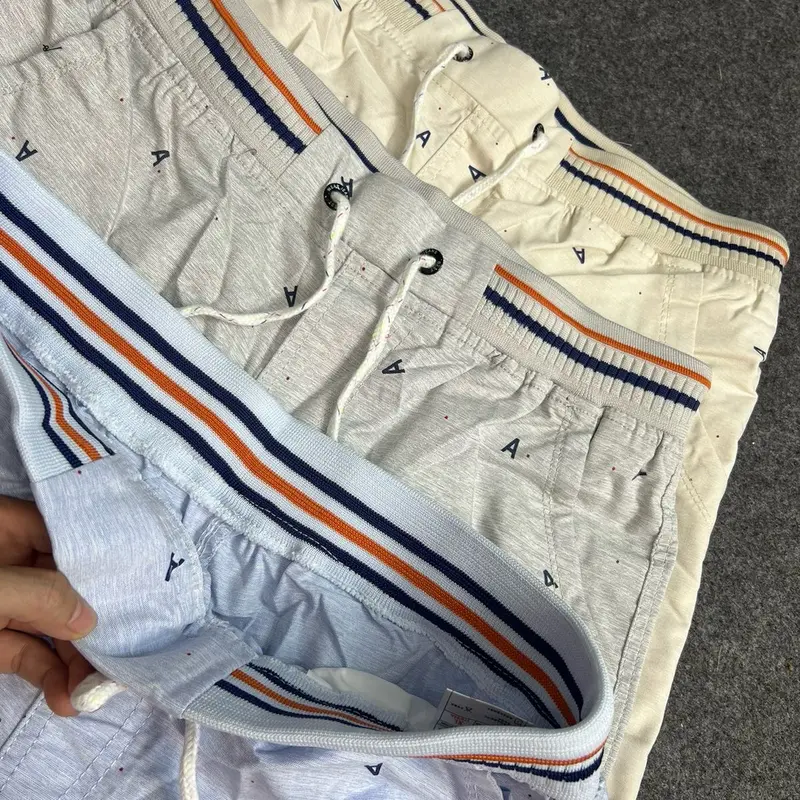 Quần Short Nam Bo Lưng thun Có Túi Phôm quần ngang gối chất liệu vải Linen thoáng mát mặc đi chơi Menswear 4