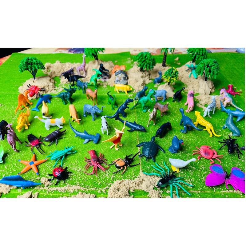 Mô hình thế giới động vât 60 con vật thân thuộc Đồ Chơi Toy