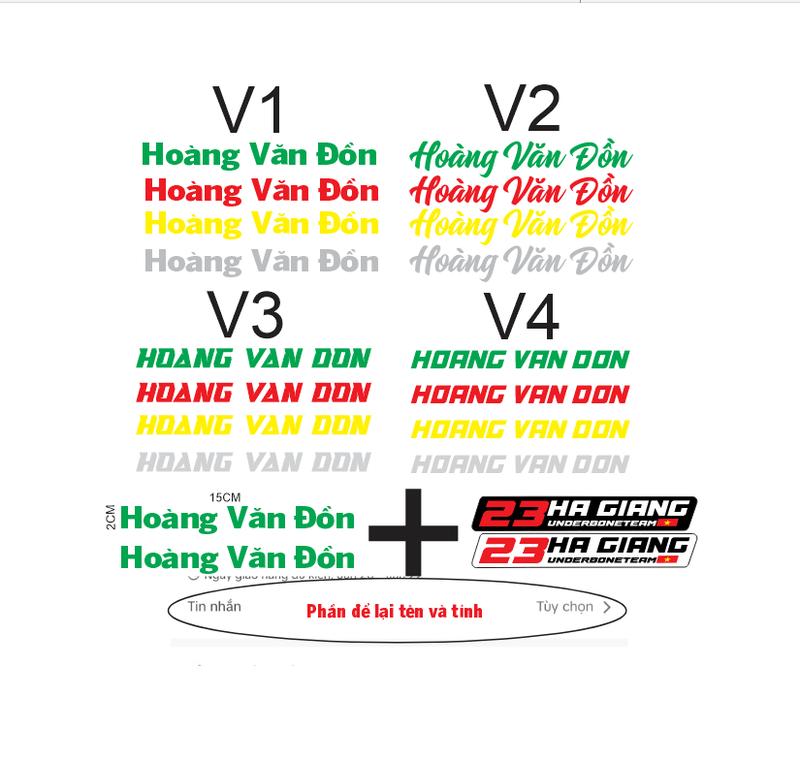  Combo nhãn dán 2 Tem tên crom + 2 Tem tỉnh theo yêu cầu - chất liệu crom và decal 3 lớp Nhãn dán 