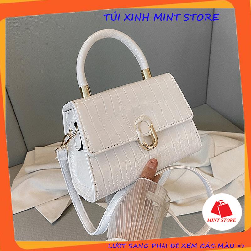 Túi xách nữ đeo chéo khóa 0 da dày phong cách hàn quốc PK 501 Bag