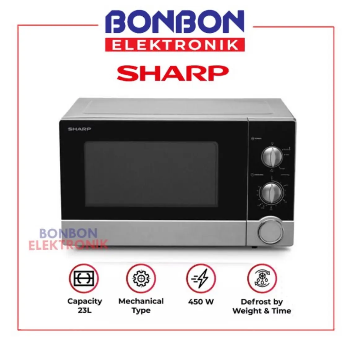 Sharp Straight Microwave Oven R-21D0(S)IN 23L R21D0