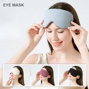 Penutup Mata Ekspresi Bahan Lembut Masker Tidur Satin Silk dan 2 Warna Doubleside Sleeping Mask