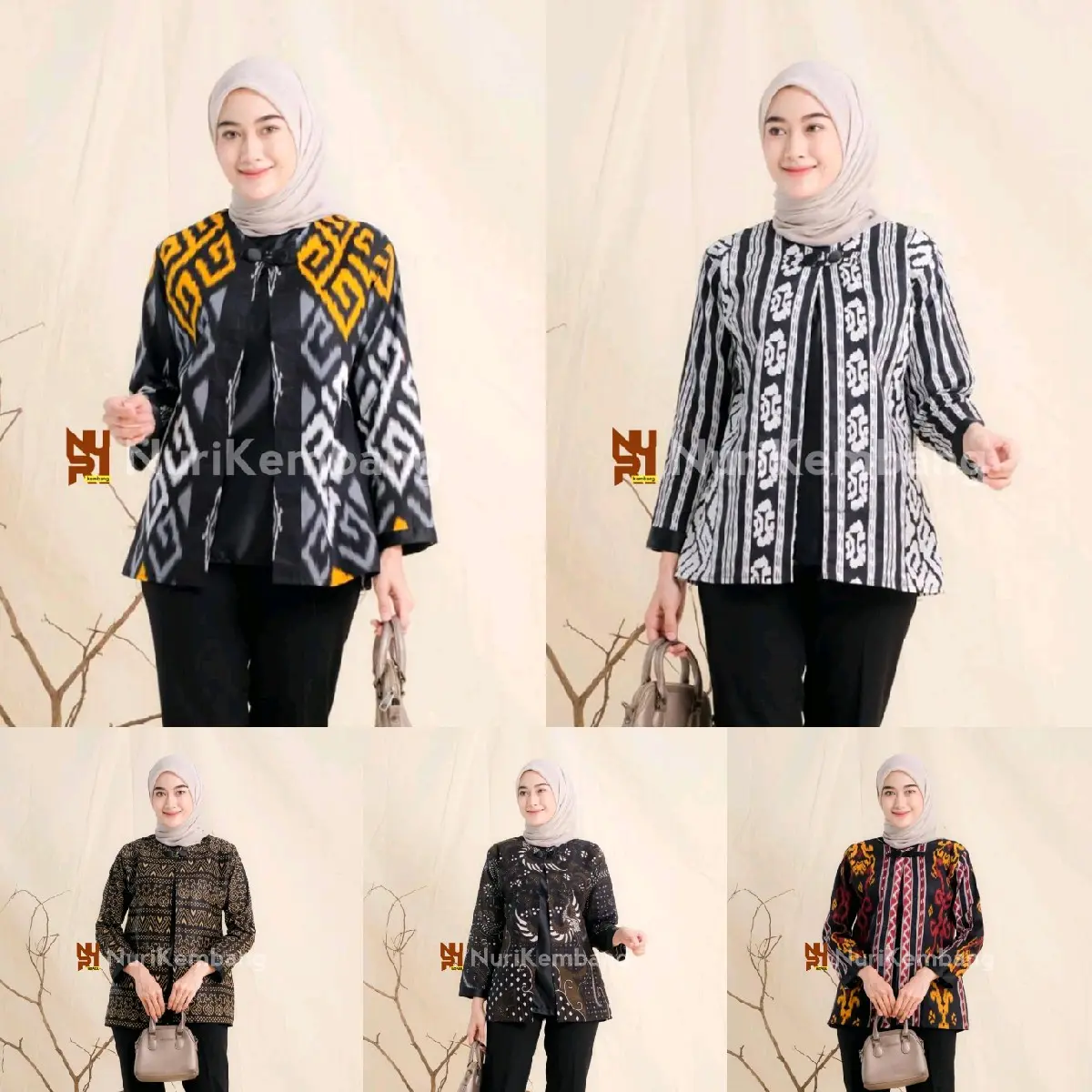 Baju Batik Wanita Modern Terbaru Dan Termurah Blouse Batik Kerja Model Bolero Katun Nyaman Seragam Couple Atasan Motif