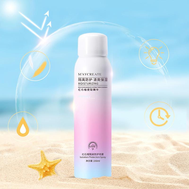 Xịt chống nắng nâng tone make up maycreate nội địa Trung