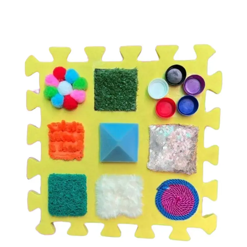 Sensory Mat 9 IN 1  Karpet Alas Matras Sensory Bayi Playmat Mainan Montessori Toys Puzzle