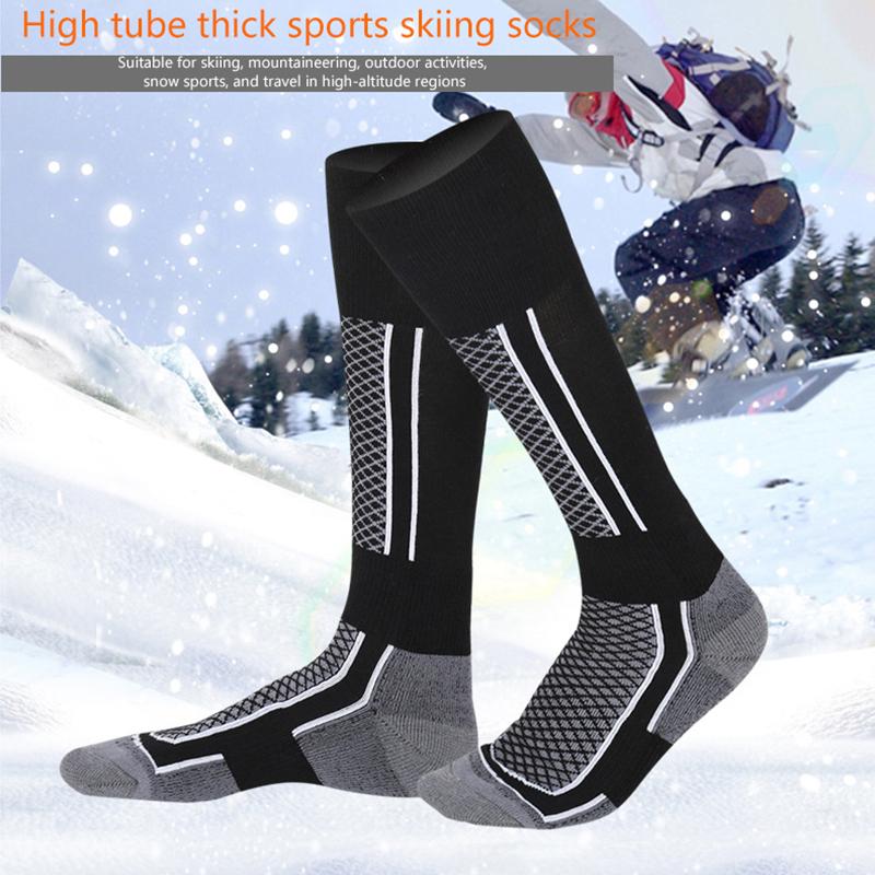 Product Introduction of 1pair Winter Warm Thickened Ski Socks Outdoor Sports Hiking Breathable Stockings For Women Men Children Snow Sport Travel Unisex 29