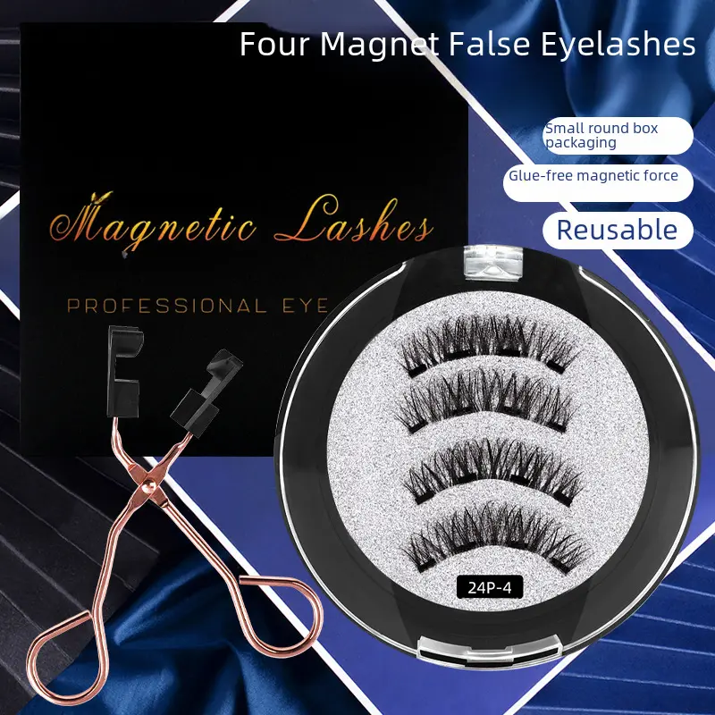 Magnetic False Eyelashes Quantum Magnet 3d Thick Eyelashes Magnetic false eyelashes