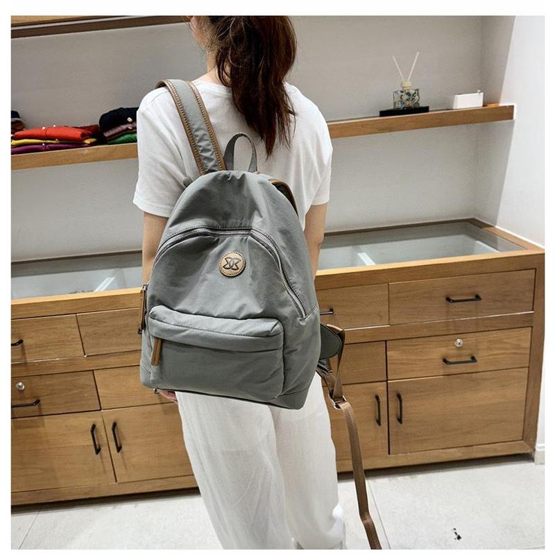 Product Introduction of Large-capacity Oxford Cloth Backpack Female New Style Fashion Canvas Computer Travel Bag Lightweight College Student Scho 12