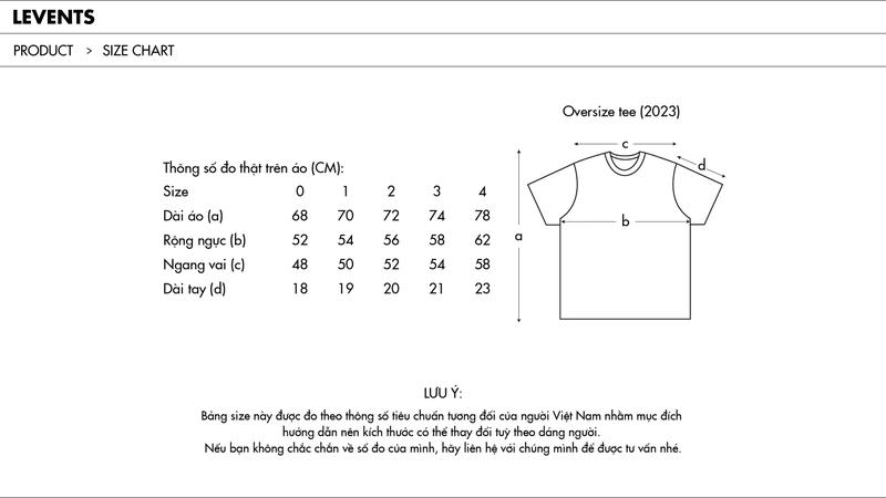Product Introduction of Áo Thun I Love Levents Oversize Tee 4