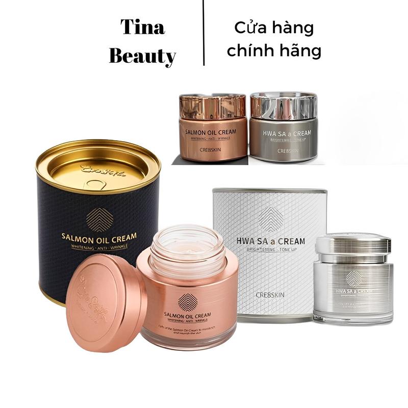 [Có Tem Phụ]Kem Cá Hồi Hàn Quốc Salmon Oil Hwa Sa A Cream Kem Ngày Đêm Dưỡng Da