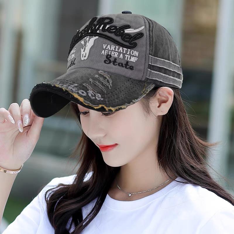 Mũ Bóng Chày Thể Thao Dành Cho Nữ Phong Cách Cổ Điển Có Che Nắng Thêu Mũ Mỏ Vịt Thích Hợp Cho Mùa Xuân Mùa Hè Phong Cách Ins Hàng Mới Về