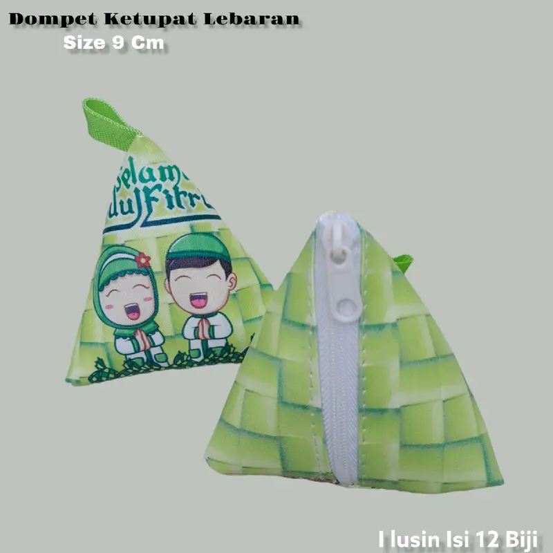 DOMPET ANGPAU KETUPAT  PRINTING DAPAT 1 LUSIN ISI 12 PCS 6